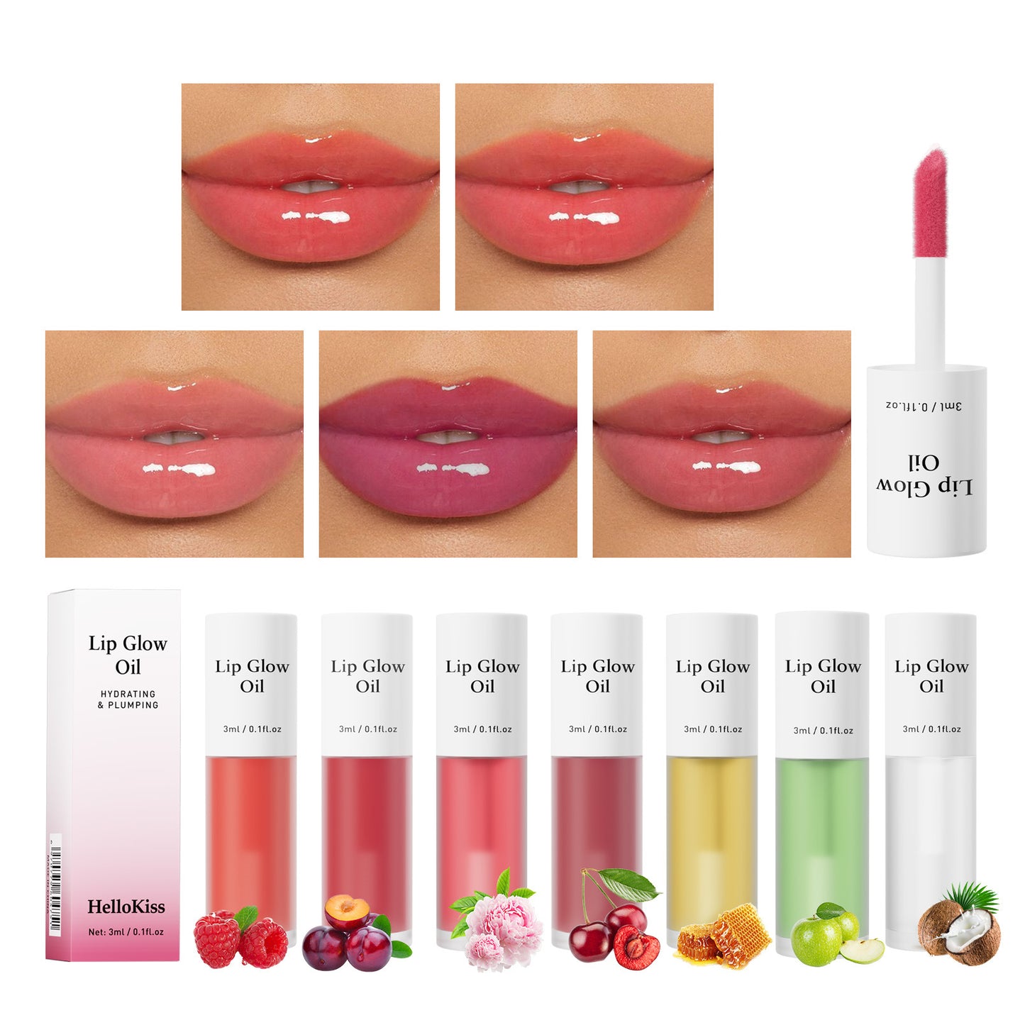 Water Light Moisturizing Fruit Flavor Lip Gloss