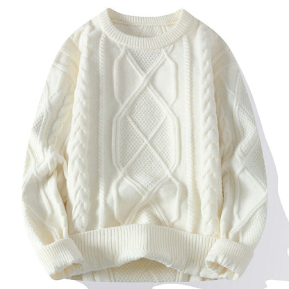 Cozy Comfort: Men's Autumn and Winter Pullover Knitwear Sweater