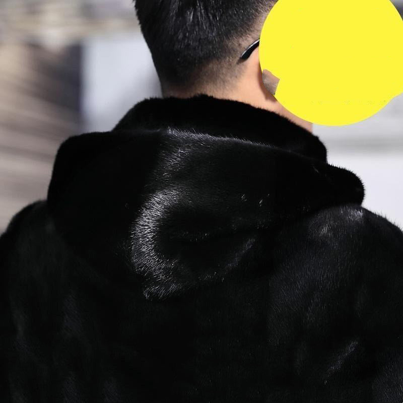 Men's Fashionable Warm Fur Coat